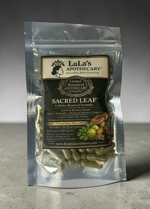 Sacred Leaf - Cellular Renewal Herbal Capsules with Medicinal Mushrooms